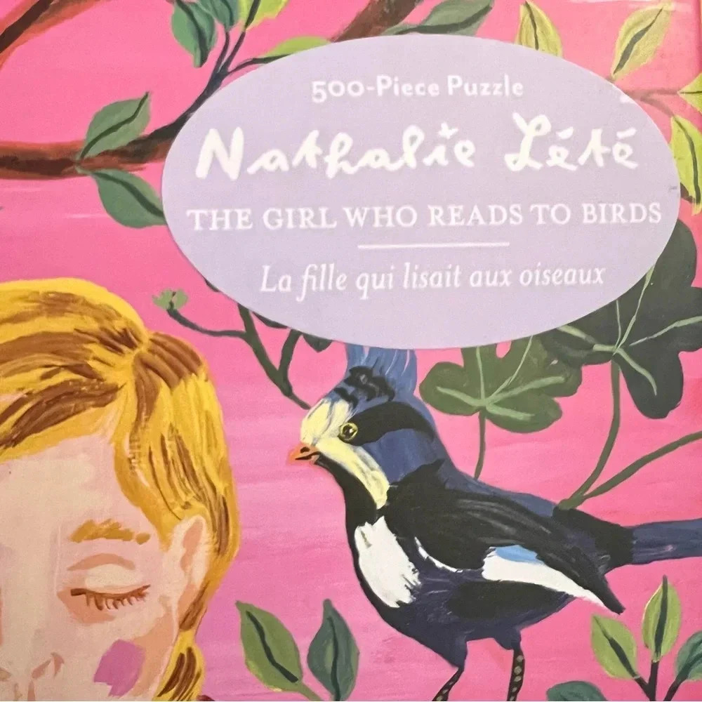 Girl Who Reads To Birds 500 Pc Artisan Puzzle by Nathalie Lété - Picture 2 of 3